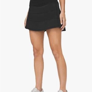 Lululemon Athletica Pace Rival Skirt, Black, Size 4